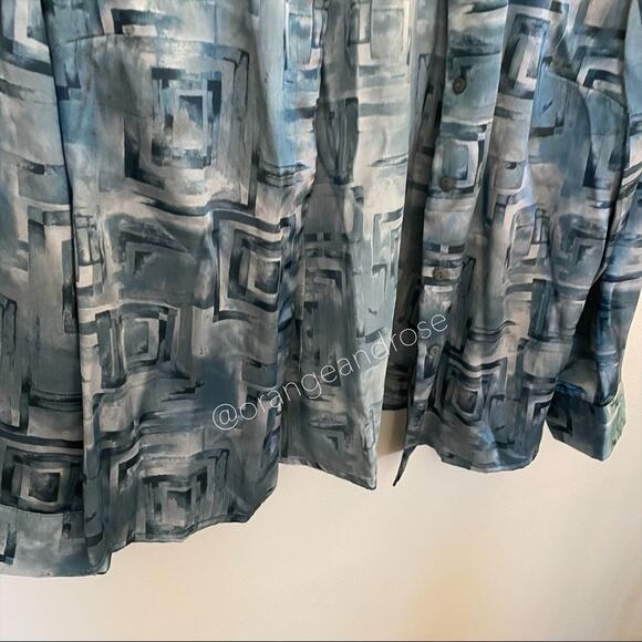 Vintage Blue Blouse - Picture 9 of 9